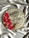 Red ' Pink 3D Floral Ring Tray with heart ring holders