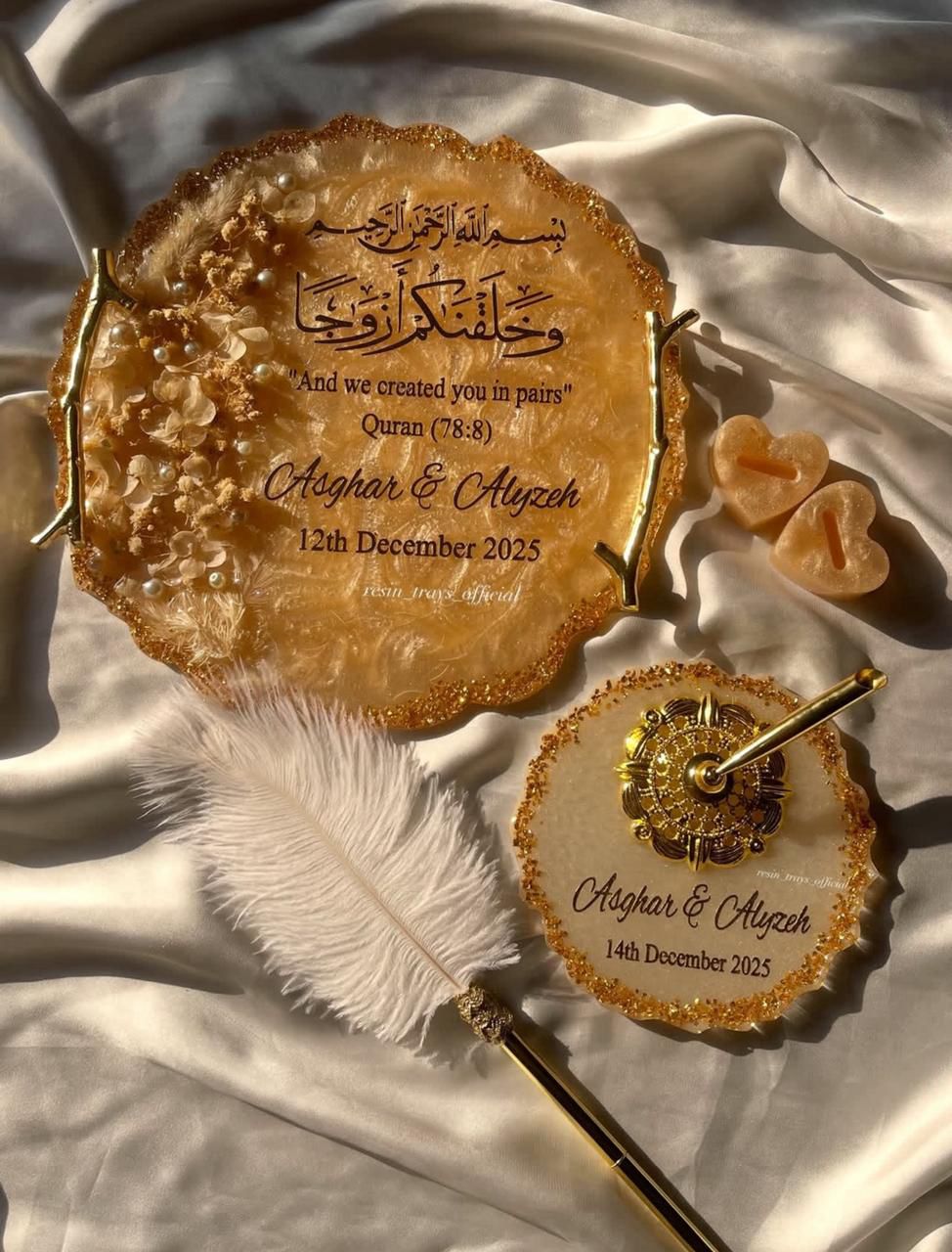 Ring Tray with matching pen set