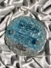 Ice Blue Silver Flakes Ring Tray