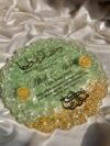 Sage & Gold Flakes Ring Tray