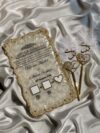 Largest Nikkah Nama with stones + pearls boundary
